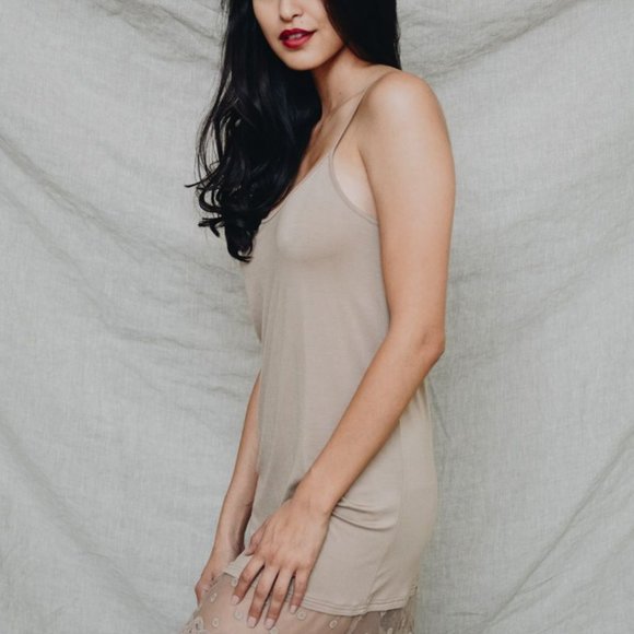 Layering Lace Trim Tank Slip - Picture 9 of 12